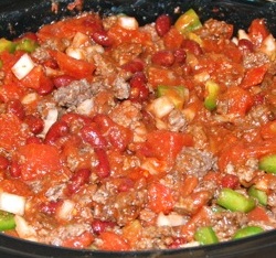 crock pot beef chili